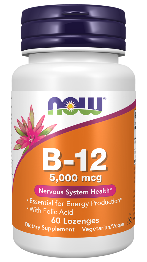 B-12 5000mcg + FOLIC  60 LOZ