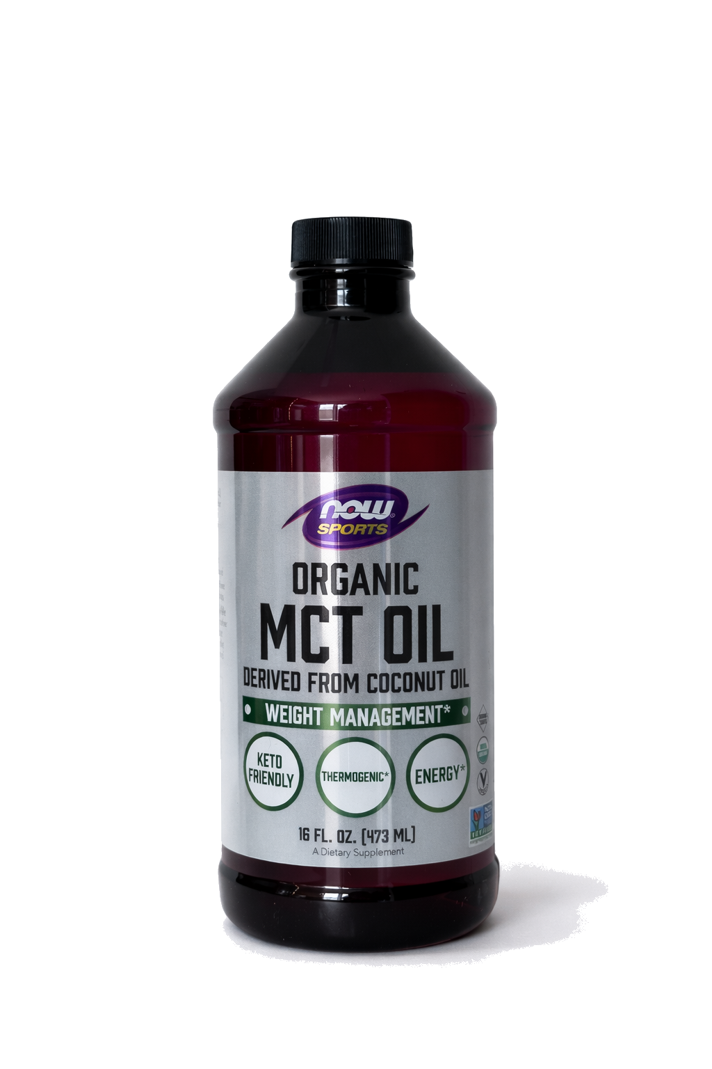 MCT OIL PURE ORGANIC 473 ML