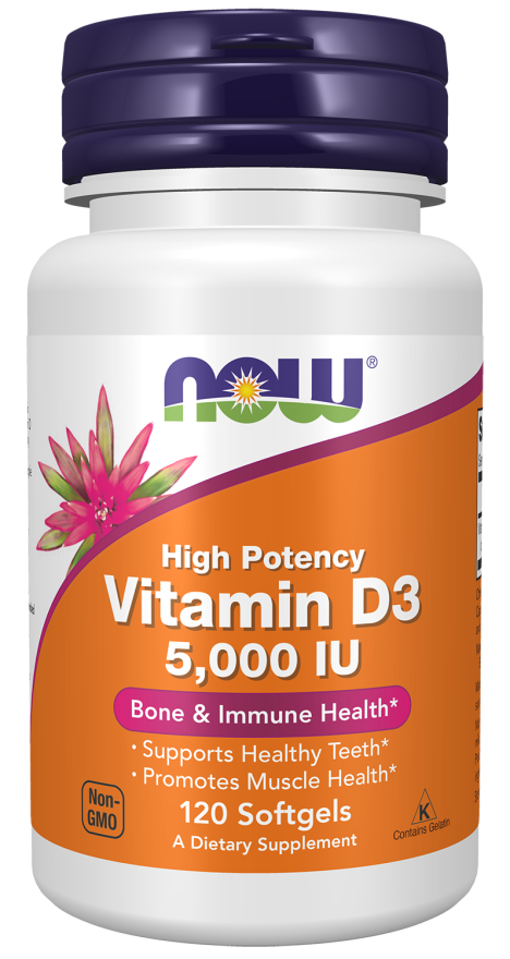 VIT D-3 5000IU 120 SGELS